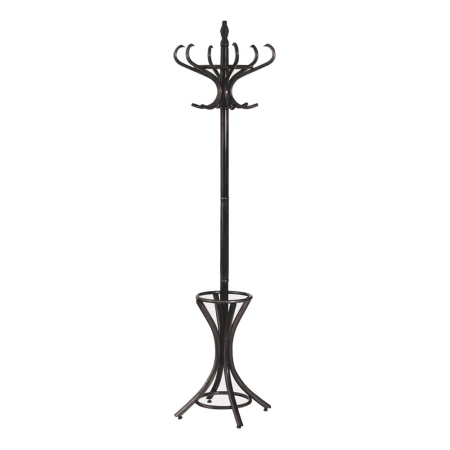 Cuier pom lemn curbat, 12 agatatori HM W30, wenge
