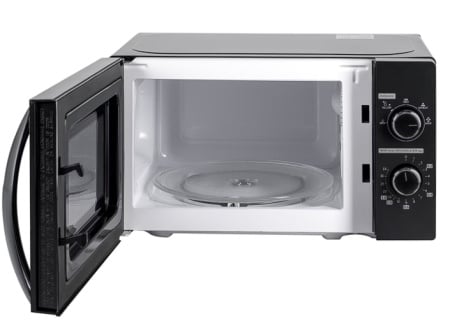 Cuptor cu microunde Toshiba MW-MM20PBK, 20 l, 800 W, Timer, Control mecanic, Iluminare LED, Negru, Resigilat, Grad A