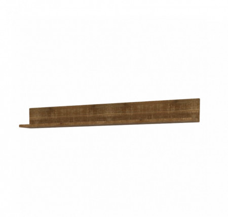 Etajera Atelier lemn de salcâm, maro, 130x15x15 cm - Img 1