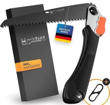 Fierastrau japonez pliabil HARDTWERK Alpha, cu blocare de siguranta, din otel carbon SK5, 210mm, resigilat - Img 1