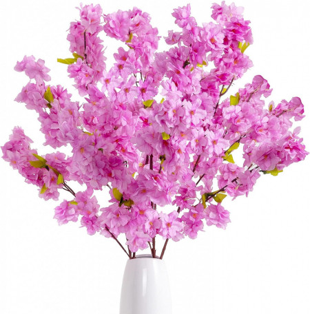 Flori de cires artificiale Floralsecret, matase/plastic, violet, 108 cm