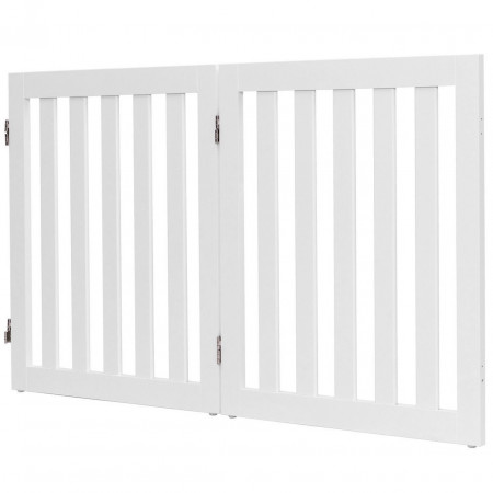 Gard pentru animale de companie Archie &amp; Oscar, 2 panouri, MDF, alb, 60 x 101 x 1,5 cm