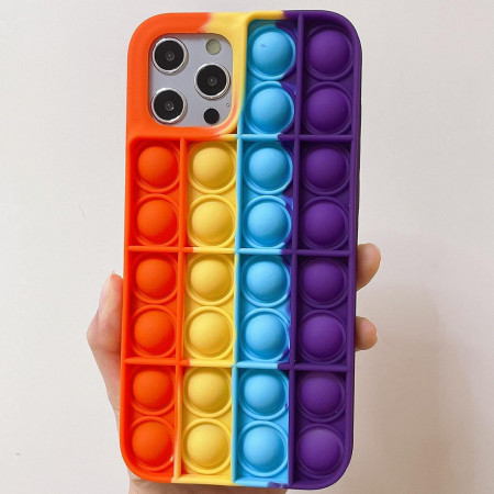 Husa de protectie pentru iPhone 11 Pro Pop it N?, silicon, multicolor, 5.8 inchi