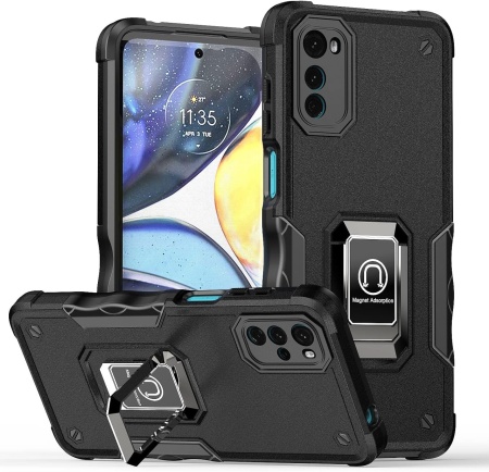 Husa de protectie pentru Motorola Moto E32/Moto E32s Atisijie, TPU, negru, 6,5 inchi