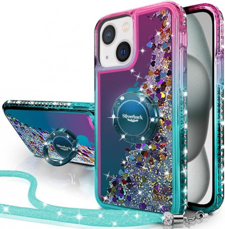 Husa Silverback pentru iPhone 15 Case, polietilen tereftalat, multicolor, 6,1 inchi
