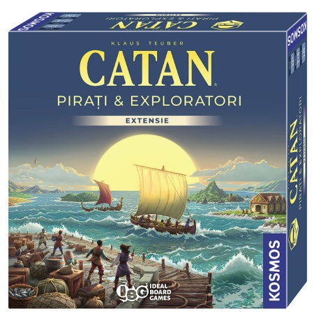 Joc Catan - Pirati & Exploratori, extensie 3/4 jucatori, editia 2025, Resigilat, Grad A