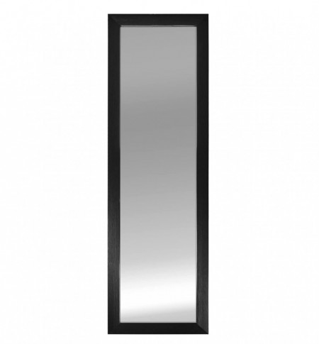 Oglinda de perete Inspire, sticla/lemn, negru, 38 x 128 cm