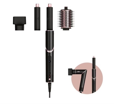 Ondulator 3-in-1 Shark Flexstyle HD424EU, 1400 W, 3 accesorii, 3 viteze Negru, Resigilat, Grad A - Img 1