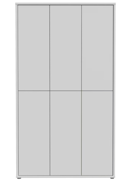 Pantofar / Dulap pantofi Xora, alb, 109,2/191,9/34,9 cm