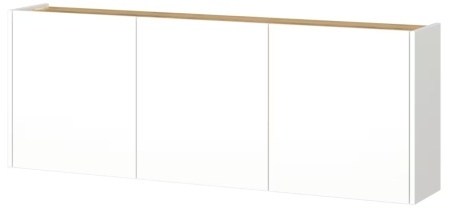 Pantofar / Dulap pentru pantofi , finisaj alb și stejar, 138/52/25 cm