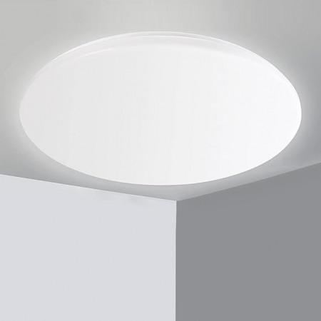 Plafoniera Beek LED de 24 W, plastic, alb, 30 x 30 x 6 cm