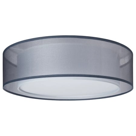 Plafoniera Chloe, LED, metal/tesatura, gri, 50 x 16 cm