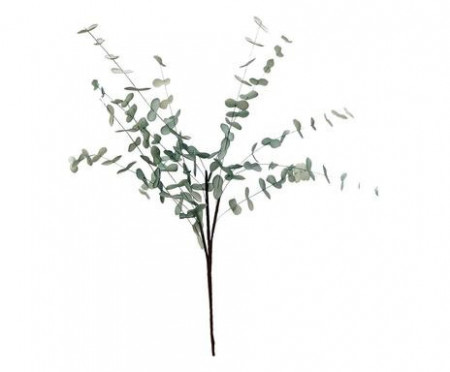 Ramura artificiala de Eucalipt, negru/verde, 93 cm - Img 1