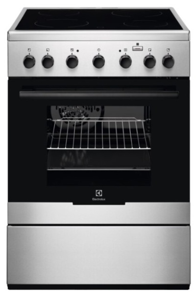 RESIGILAT – ARAGAZ ELECTRIC ELECTROLUX EKC61960OX, Plita vitroceramica, 4 zone de gatit, Grill, Autocuratare catalitica, Clasa A, 60 cm, Inox - Img 1