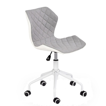 Scaun birou copii HM Matrix 3, gri/alb