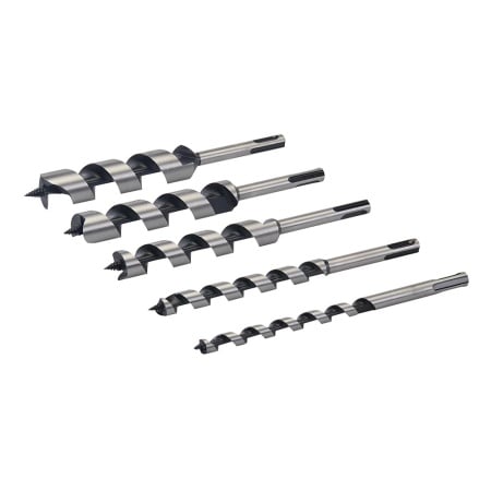 Set burghie SDS Plus 10 - 25 mm Silverline Serpentine, 5 bucati