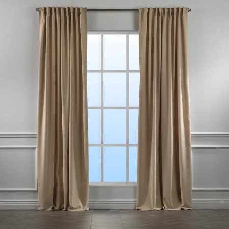 Set de 2 draperii Lilijan Home & Curtain, poliester, ecru, 140 x 295 cm