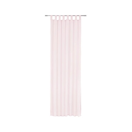 Set de 2 perdele cu bucla, Hanna, roz, 140/245cm