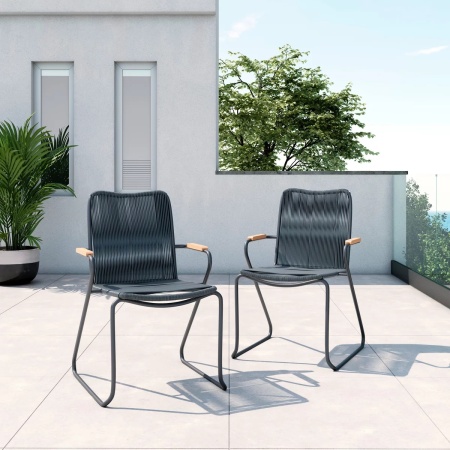 Set de 2 scaune de grădină Bessagi Garden CLEO, 58/87/58 cm