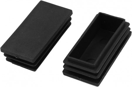 Set de 2 tuburi de insertie Sourcingmap, plastic, negru, 30 x 60 mm - Img 1