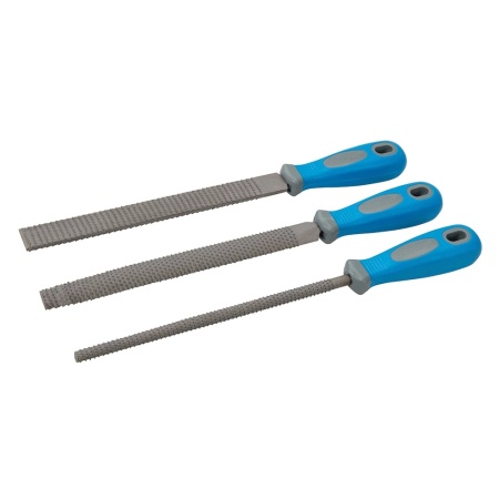 Set de 3 pile late pentru lemn Silverline