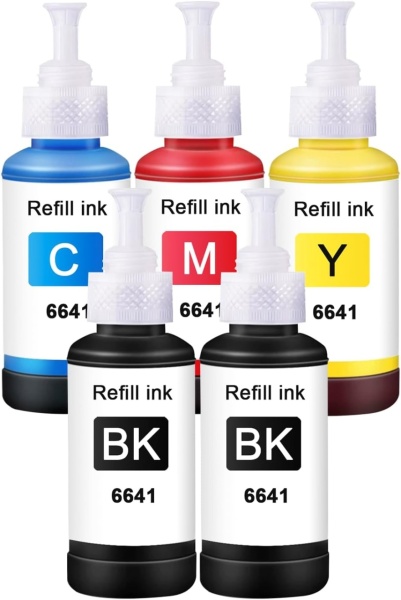 Set de 5 cartuse pentru imprimanta Epson Molabel, multicolor, 70 ml