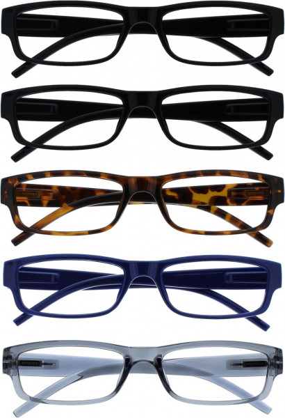 Set de 5 perechi de ochelari de vedere Opulize, multicolor, marimea 3.5
