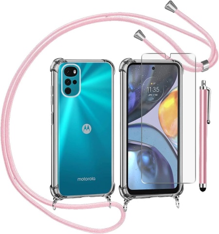 Cumpara Set de husa, folie de protectie si stilou pentru Motorola Moto G22 YJrop, silicon, roz, 4,7 inchi de la Chilipirul-zilei în rate, cu cardul sau plata la livrare