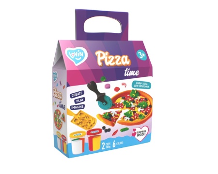 Set plastilina 100% ECO, Lovin'Do, Pizza Time