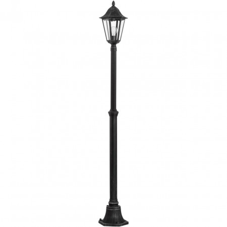Stalp lampa Deonte, metal, negru, 200 cm