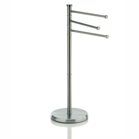 Suport pentru prosoape Swing, metal, argintiu, 85,5 x 28,5 x 28,5 cm