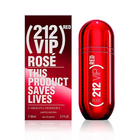 Apa de Parfum Carolina Herrera, 212 VIP Rose Red, Femei, 80 ml - Img 1