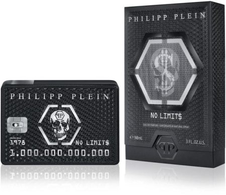 Apa de parfum Philipp Plein No Limit$, Barbati, 90ml
