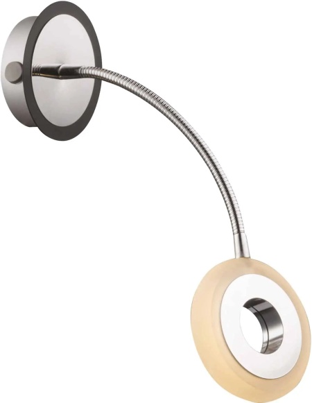 Aplica LED Candellux Arm, 5W, 3000K, crom-opal