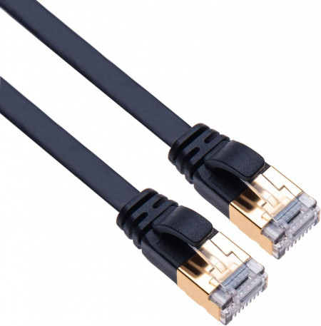Cablu Ethernet Keple, 600MHz, cupru, negru, 15 m