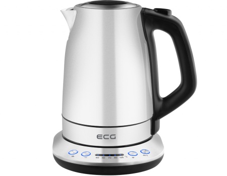 Cana electrica fierbator ECG RK 1791, 1.7L, 2200 W, otel inoxidabil, 5 setari de temperatura - RESIGILAT
