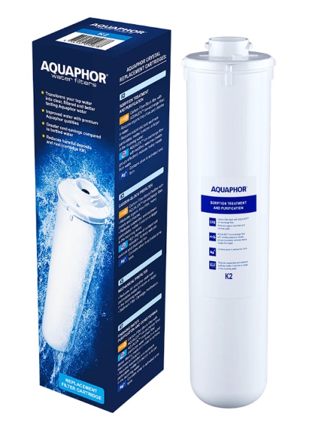 Cartus Aquaphor K2 (K1-02), carbonblock cu argint, aqualen pentru filtru Crystal, Solo, Crystal Quadro Morion Osmo-M-050, Resigilat, Grad A