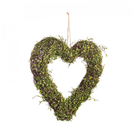 Coroana decorativa Evergreen Heart, 31cm - Img 1
