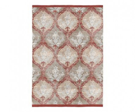 Covor Kelpie, textil, gri/rosu, 120 x 170 cm - Img 1