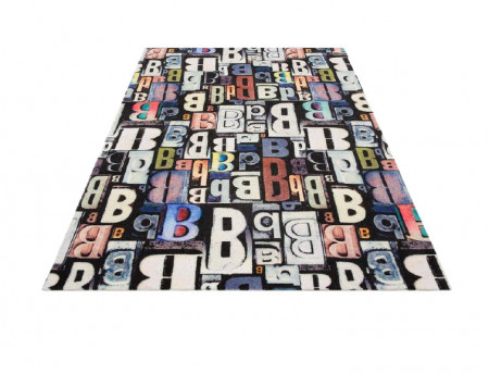 Covor Letter by Bruno Banani 80 x 150, multicolor - Img 1