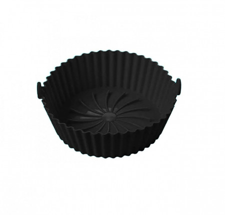 Forma din silicon pentru friteuza cu aer cald Yawmlye, negru, 20,5 x 13,5 x 5,4 cm