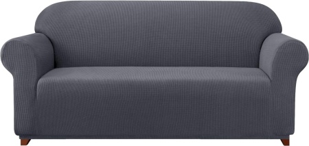 Husa de protectie pentru canapea Subrtex, poliester/spandex, gri, 180 x 104 x 107 cm