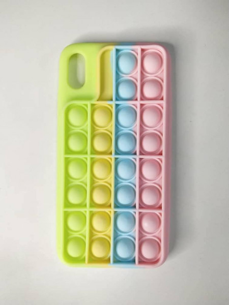 Husa de protectie pentru iPhone XS Max Pop it N?, silicon, multicolor, 6.5 inchi