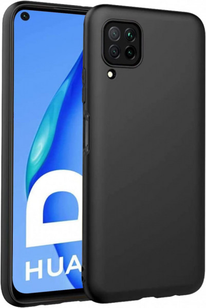 Husa de protectie telefon Eiselen, TPU, negru, compatibil cu Huawei P40 Lite 6,4 inch