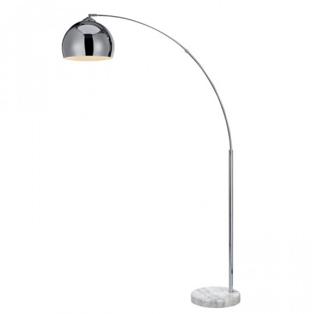 Lampadar Scout, metal/plastic, crom, 174 x 110 x 31 cm - Img 1