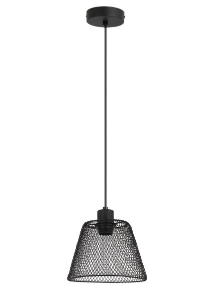 Lustra tip pendul Ylvie, metal, negru, 20 x 120 cm