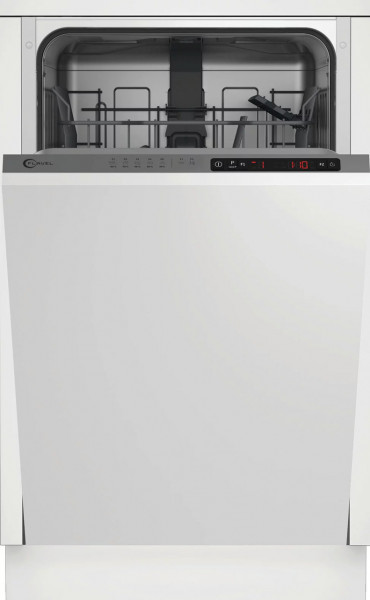 Masina de spalat vase incorporabila Flavel FDWIS1420, clasa de energie E, alb, 49,4 x 85,9 x 66,1 cm