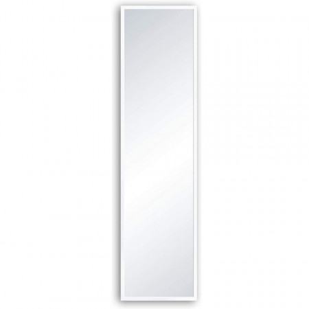 Oglinda dreptunghiulara INSPIRE, sticla/lemn, alb, 30 x 120 cm