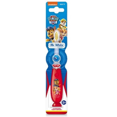 PAW PATROL Periuta dinti LED copii +3 ani Soft Disney