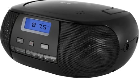 Radio CD Player ECG CDR 500 negru, tuner FM cu memorie 20 de posturi - Img 1